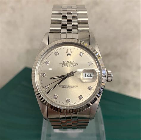 rolex dj39 diamond bezel|Rolex datejust 36 caliber.